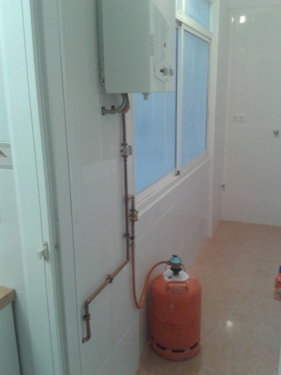 Instalación de butano en El Prat 